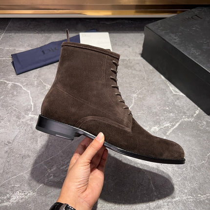 CD JUMP LACE-UP BOOT BROWN SUEDE