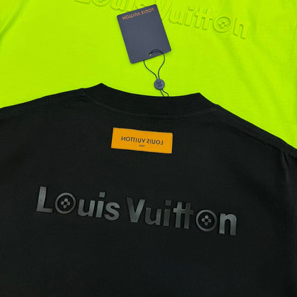 LV T-SHIRT IN BLACK MODAL COTTON 238790