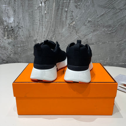 HEROS SNEAKERS BLACK MIX ROSE GOATSKIN