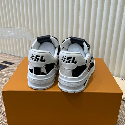 LV TRAINER SNEAKER BLACK MIX WHITE