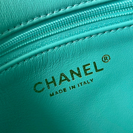 CC 20 BAG IN PERSIAN GREEN CALFSKIN GOLD HARDWARE