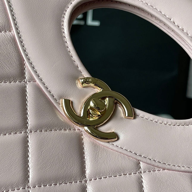 CC MEDIUM 36 SHOPPING BAG IN LIGHT PINK CALFSKIN