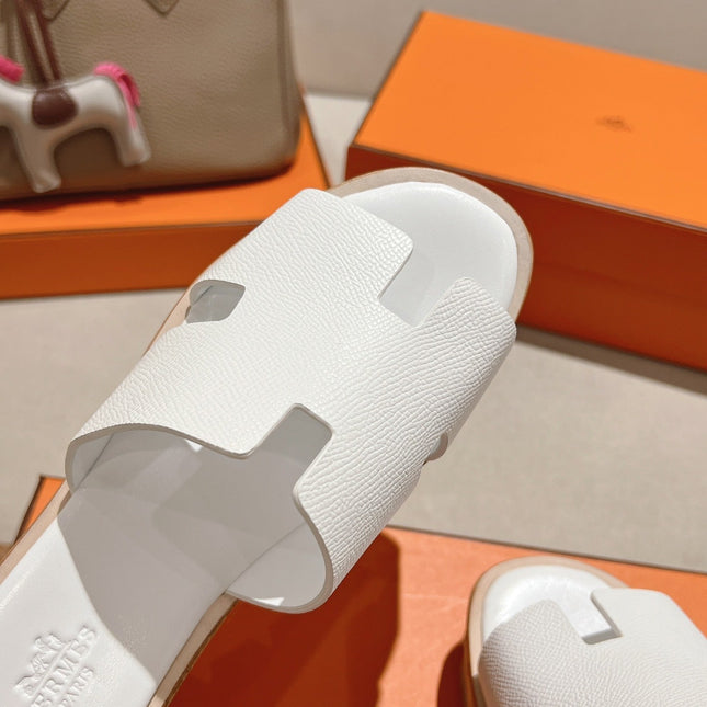 HM 25S HIGH WEDGE SANDALS IN WHITE LAMBSKIN STYLE 34
