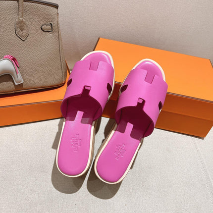 HM 25S HIGH WEDGE SANDALS IN PINK LAMBSKIN STYLE 24