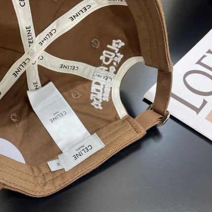 CELINE 25S BASEBALL CAP 735285 IN CANVAS