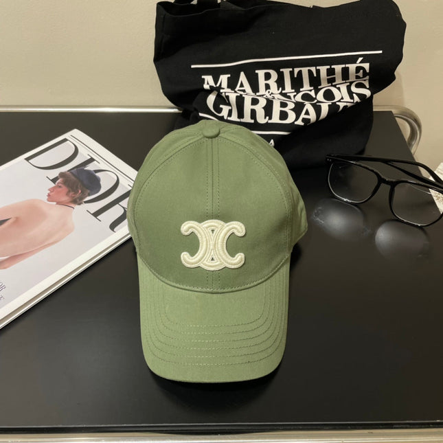 BASEBALL CAP MODEL 650700 IN GREEN COTTON