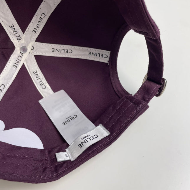 BASEBALL CAP MODEL 650708 IN WINE PURPLE COTTON