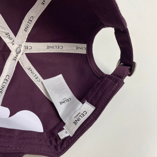 BASEBALL CAP MODEL 650716 IN WINE PURPLE COTTON