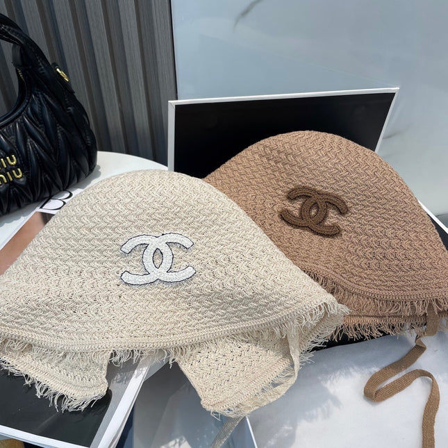 KNITTED BUCKET HAT BROWN 673883