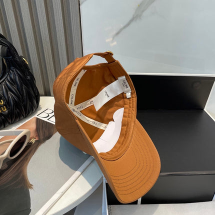 BASEBALL CAP MODEL650751 IN BURNT ORANGE COTTON