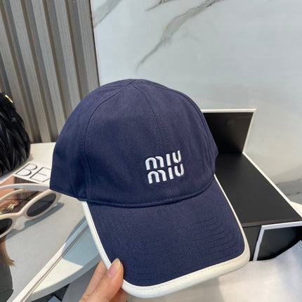 MM BASEBALL CAP IN NAVY BLUE FABRIC STYLE 7