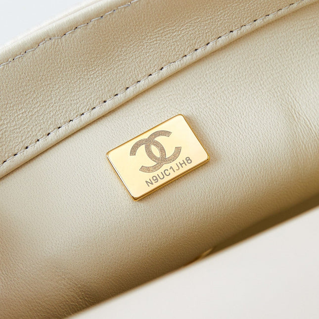 CHANEL 25S FLAP BAG 20 IN LIGHT PINK MIX BLACK SEQUINS