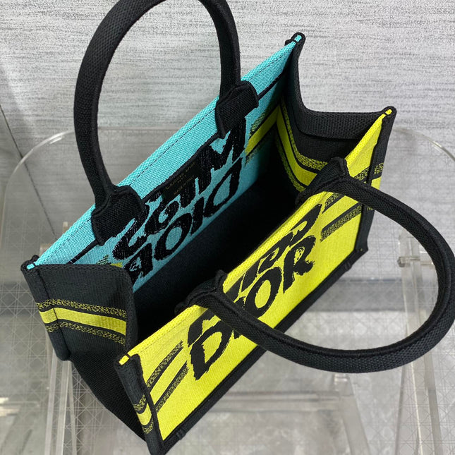 BOOK TOTE 26 IN COLORFUL CANVAS 226512