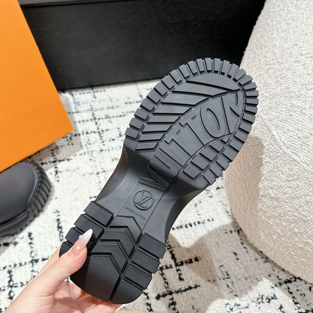 RUBY BOOTS IN BLACK CALFSKIN