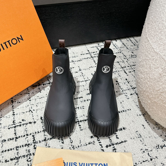 RUBY BOOTS IN BLACK CALFSKIN