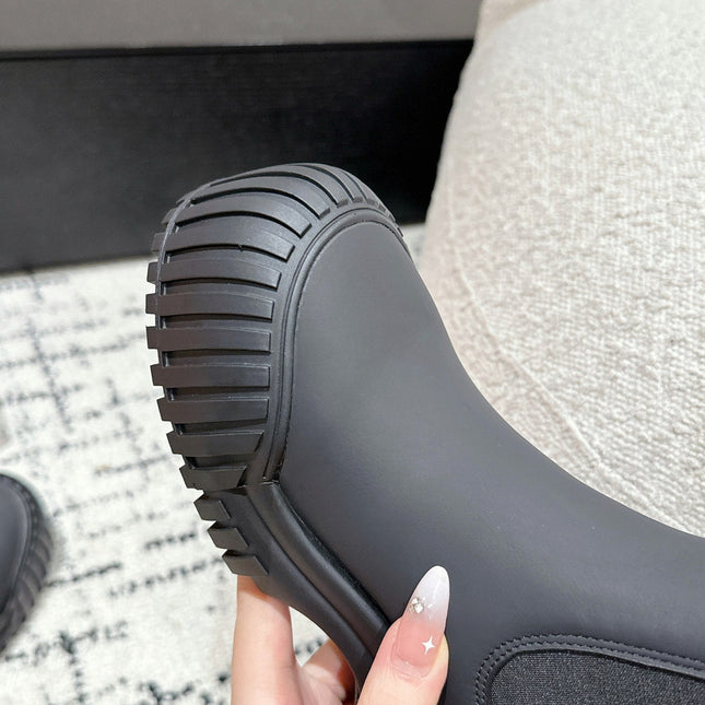 RUBY BOOTS IN BLACK CALFSKIN