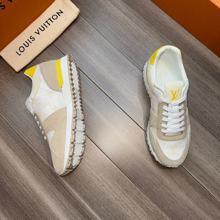 LV RUN AWAY SNEAKERS BEIGE CREAM MIX GREY