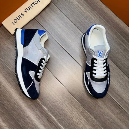 LV RUN AWAY SNEAKERS NAVY BLUE MIX GREY
