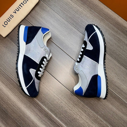 LV RUN AWAY SNEAKERS NAVY BLUE MIX GREY