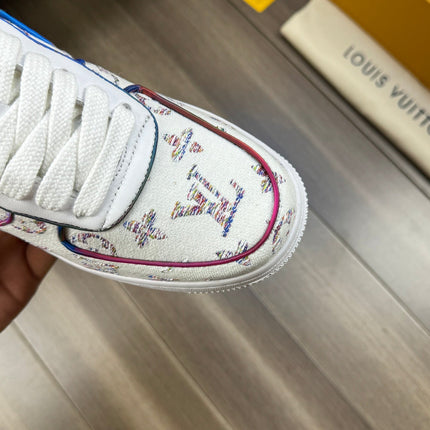 LV SNEAKER WHITE MONOGRAM CANVAS