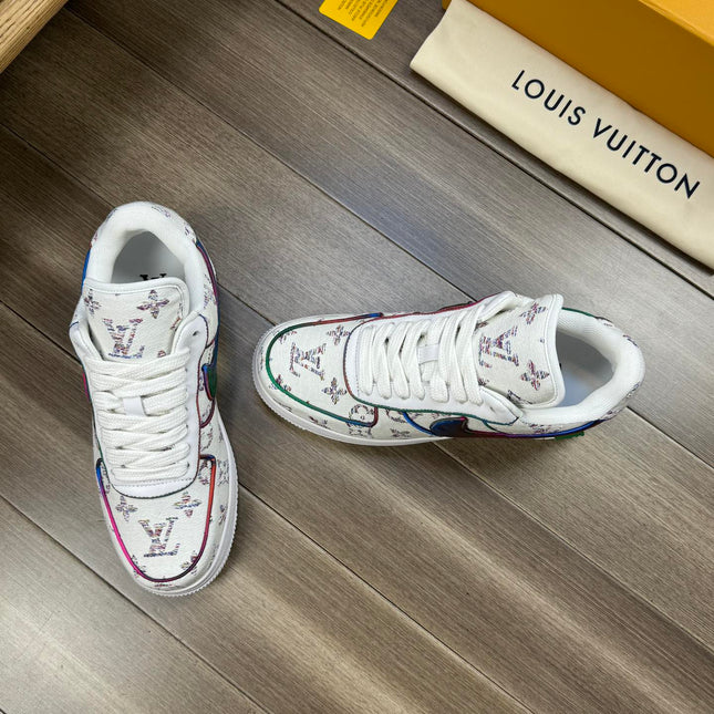 LV SNEAKER WHITE MONOGRAM CANVAS