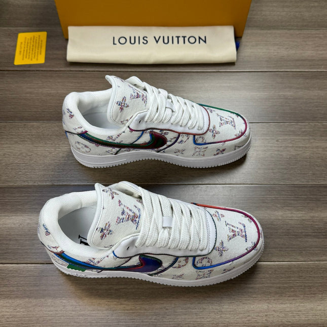 LV SNEAKER WHITE MONOGRAM CANVAS