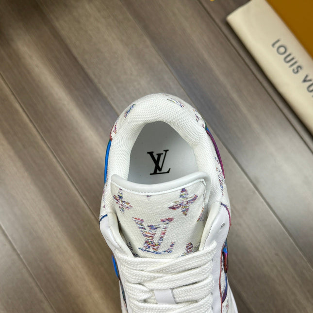 LV SNEAKER WHITE MONOGRAM CANVAS