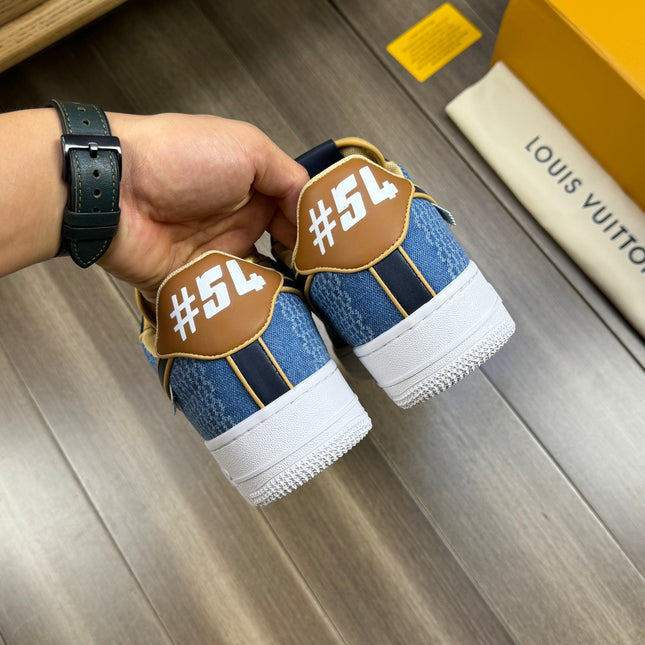 LV SNEAKER LIGHT BLUE CANVAS
