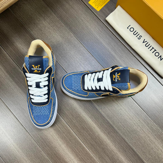 LV SNEAKER LIGHT BLUE CANVAS