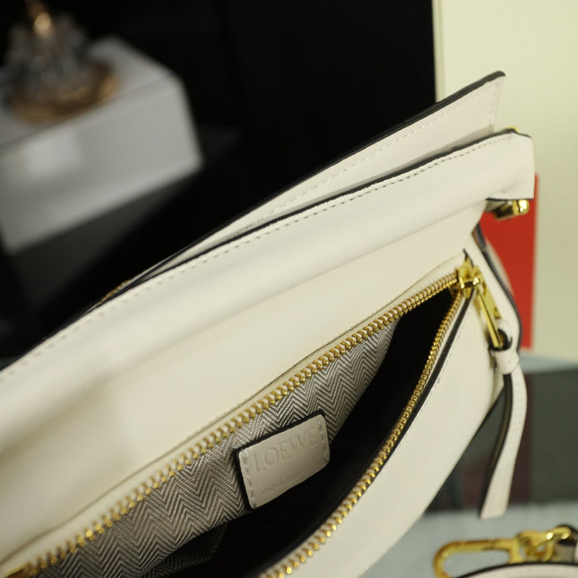 LOE MINI PUZZLE 23 BAG IN BEIGE CREAM MIX TAN CALFSKIN