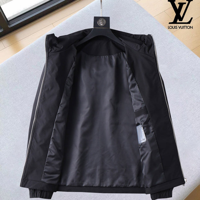 LV HOODED JACKET BLACK MONOGRAM 239039