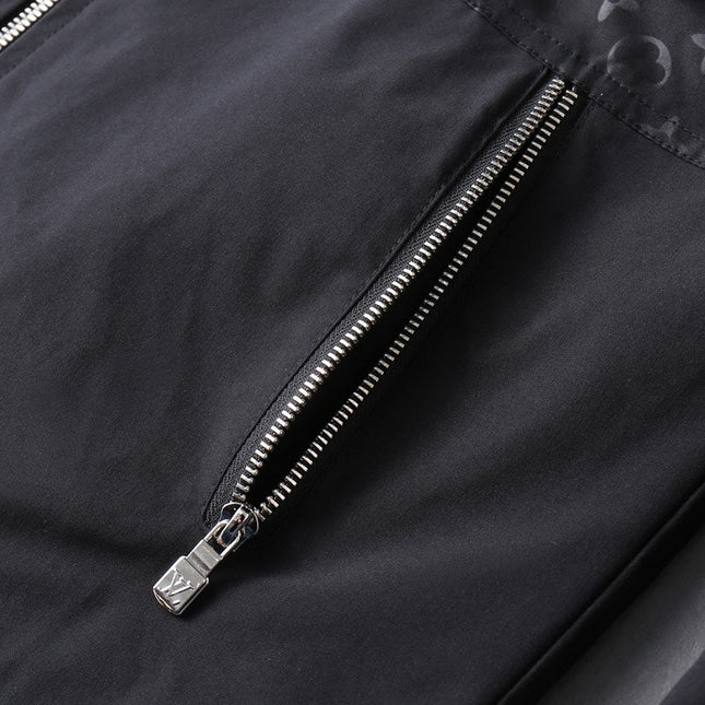 LV HOODED JACKET BLACK MONOGRAM 239039
