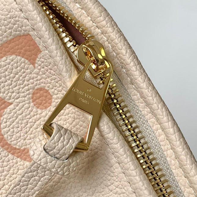 CARRYALL PM 29 BAG IN BEIGE MIX PINK MONOGRAM EMPREINTE LEATHER