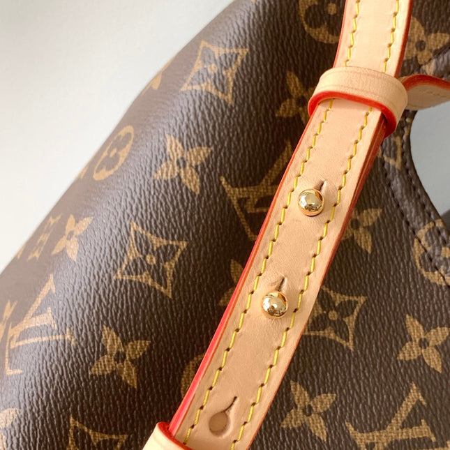 LV HOBO BAG 34 IN BROWN MONOGRAM CANVAS