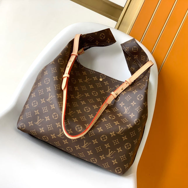 LV HOBO BAG 34 IN BROWN MONOGRAM CANVAS
