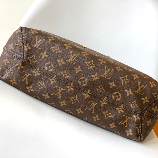 LV HOBO BAG 34 IN BROWN MONOGRAM CANVAS