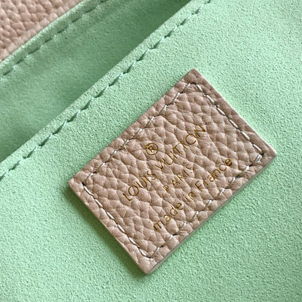 FAVORITE BAG 24 IN BEIGE MIX GREEN MONOGRAM SOFT GRAINED COWHIDE