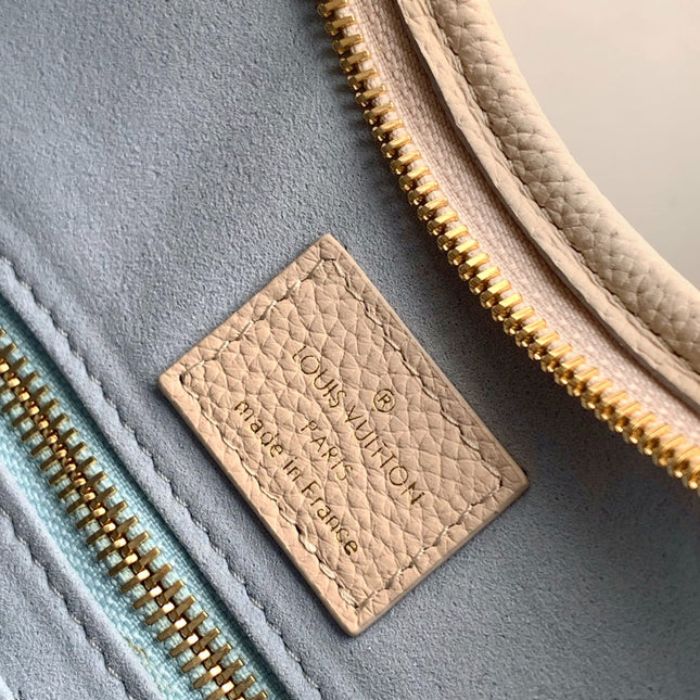 CARRYALL PM 29 BAG IN BEIGE MIX BLUE MONOGRAM EMPREINTE LEATHER