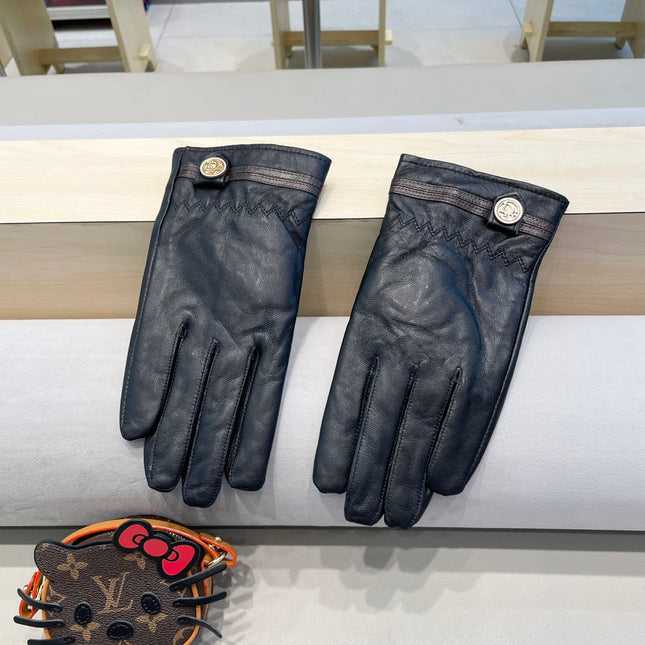 GLOVES IN BLACK SHEEPSKIN 352031