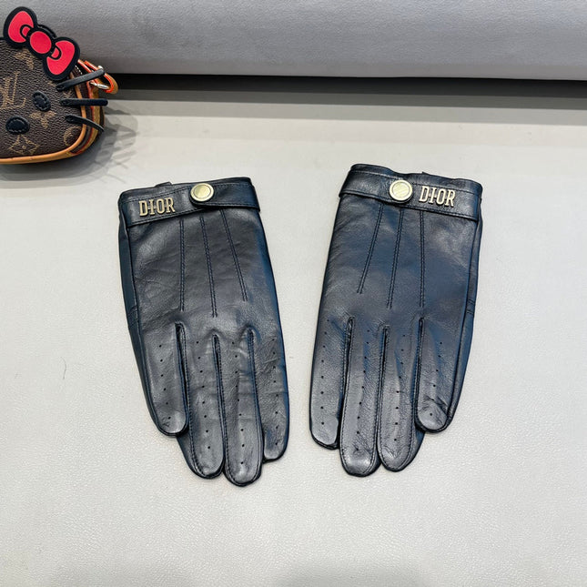 GLOVES IN BLACK LAMBSKIN 352037