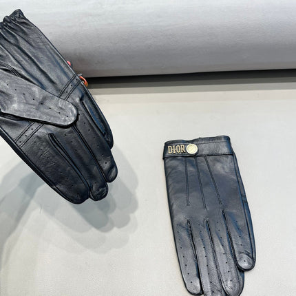 GLOVES IN BLACK LAMBSKIN 352037
