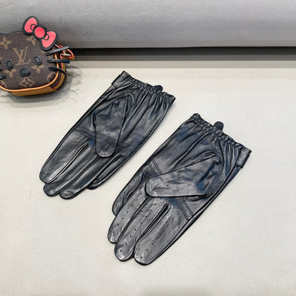 GLOVES IN BLACK LAMBSKIN 352037