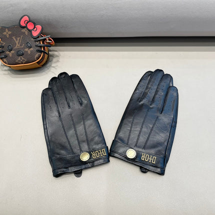 GLOVES IN BLACK LAMBSKIN 352037