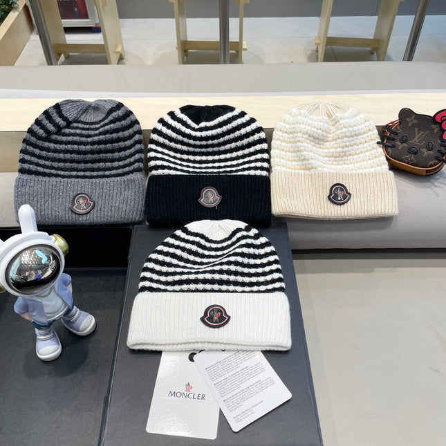 BEANIE HAT IN STELL BISQUE BEIGE MIX WHITE CASHMERE 436731