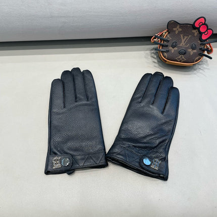 GLOVES IN BLACK LAMBSKIN 441793