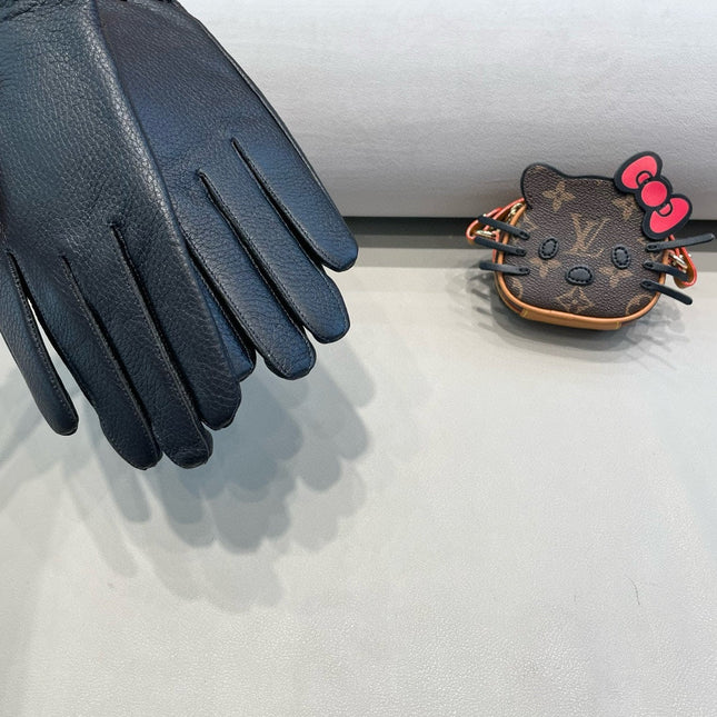 GLOVES IN BLACK LAMBSKIN 441793