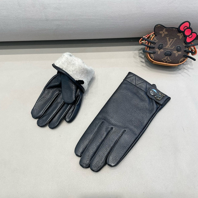 GLOVES IN BLACK LAMBSKIN 441793