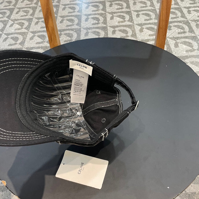 BASEBALL CAP MODEL 650510 IN BLACK OMBRE COTTON