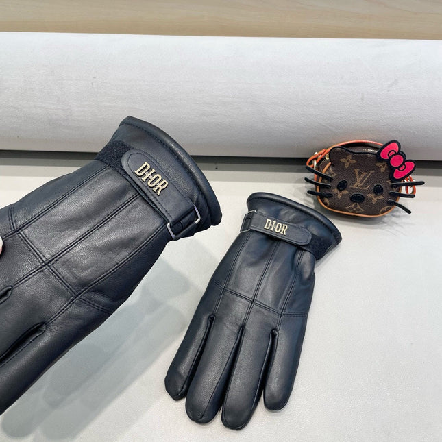GLOVES IN BLACK LAMBSKIN 445816