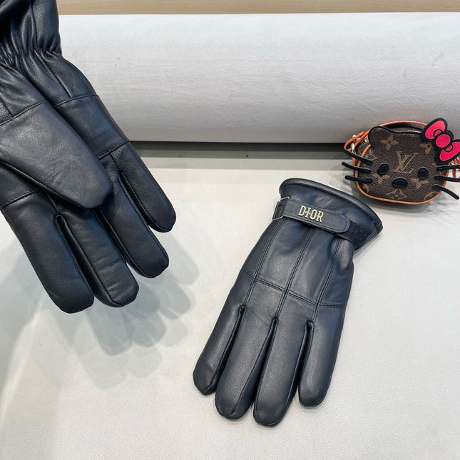 GLOVES IN BLACK LAMBSKIN 445816
